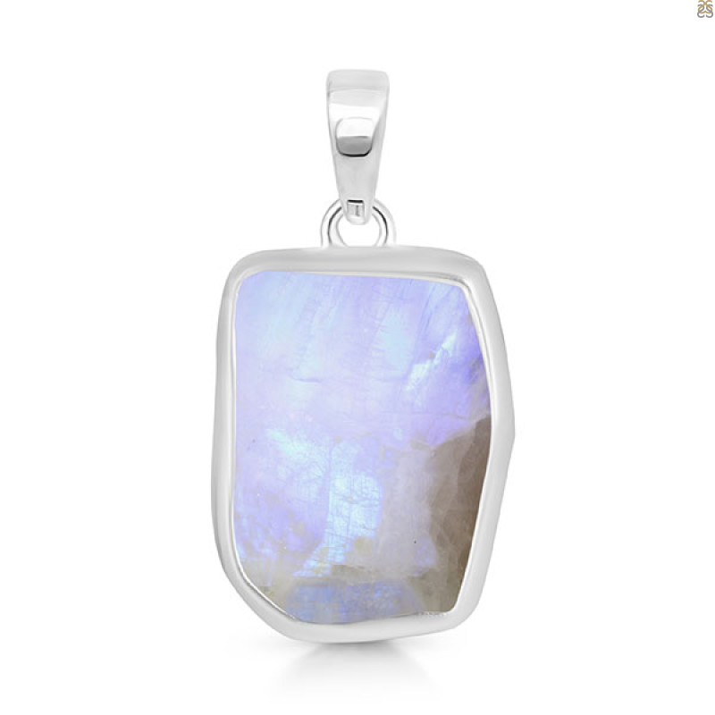 Moonstone Slice Pendant-SP RBM-1-466