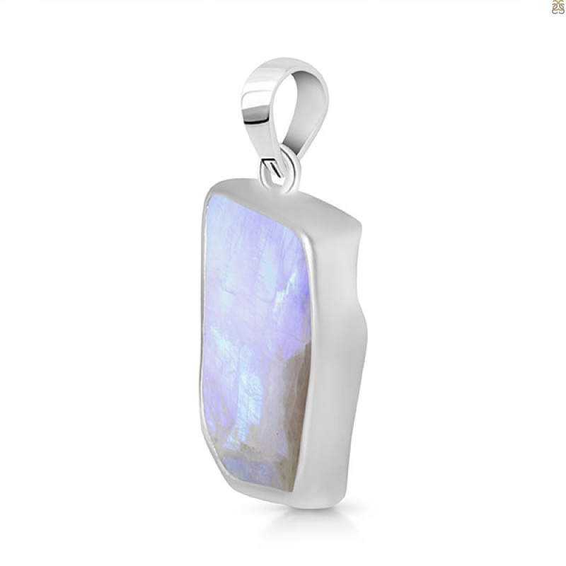 Moonstone Slice Pendant-SP RBM-1-466