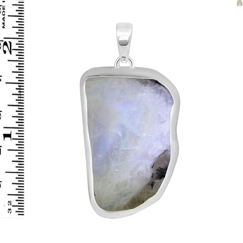 Moonstone Slice Pendant-SP RBM-1-467