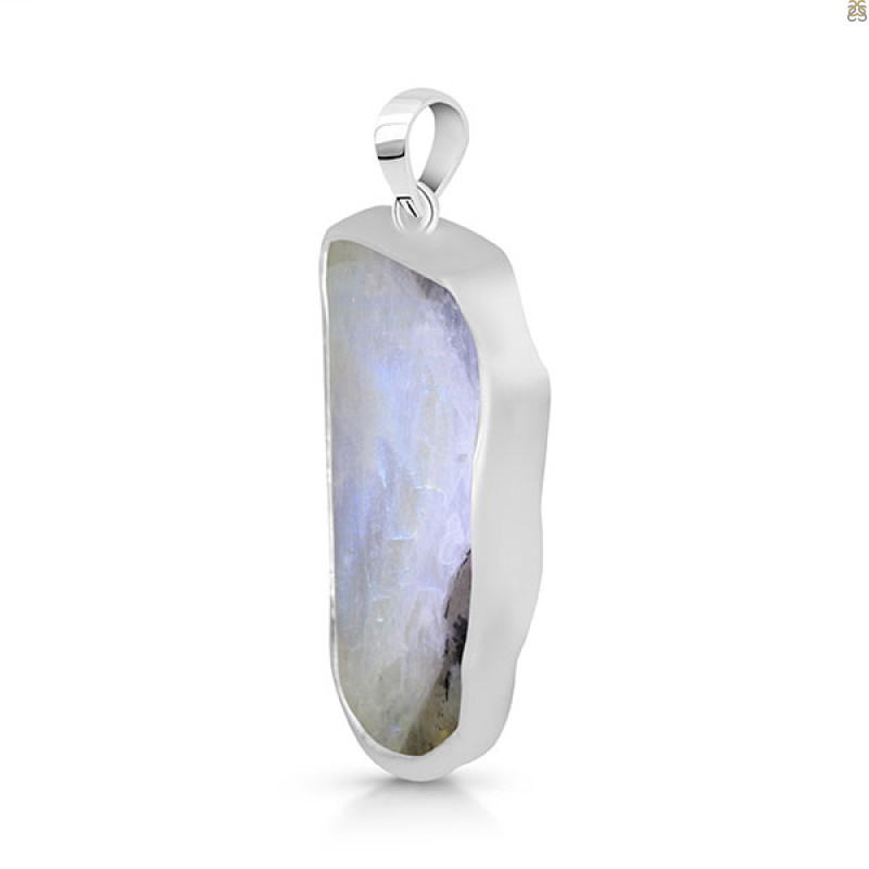 Moonstone Slice Pendant-SP RBM-1-467