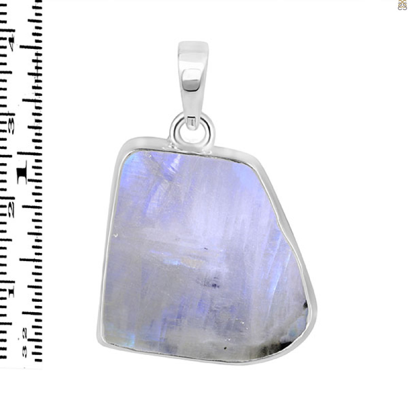 Moonstone Slice Pendant-SP RBM-1-472