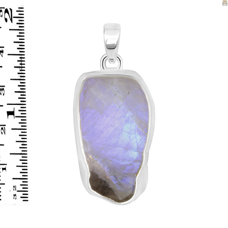 Moonstone Slice Pendant-SP RBM-1-483