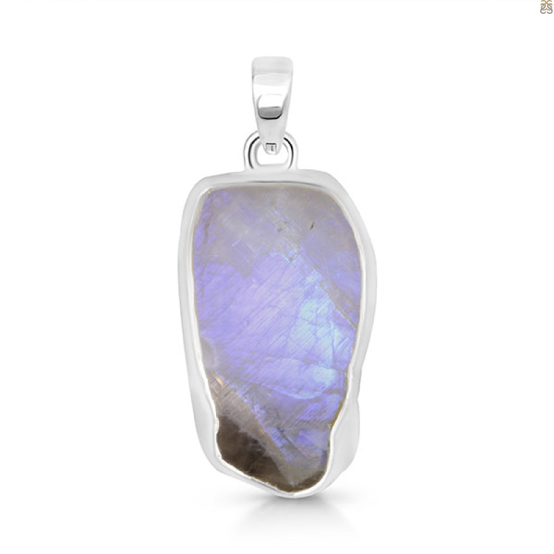 Moonstone Slice Pendant-SP RBM-1-483
