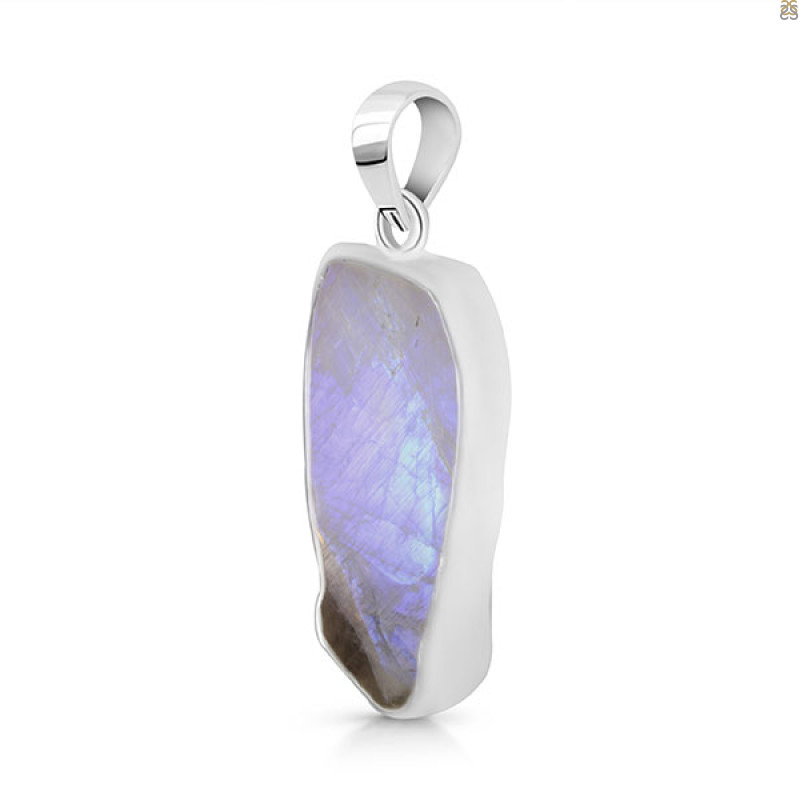 Moonstone Slice Pendant-SP RBM-1-483