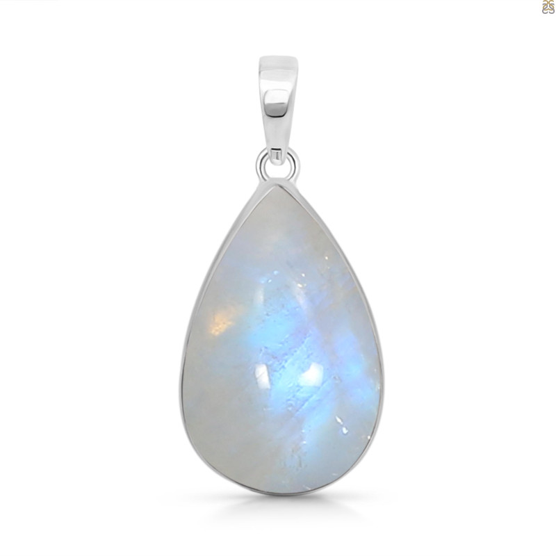 Moonstone Pendant-SP RBM-1-596