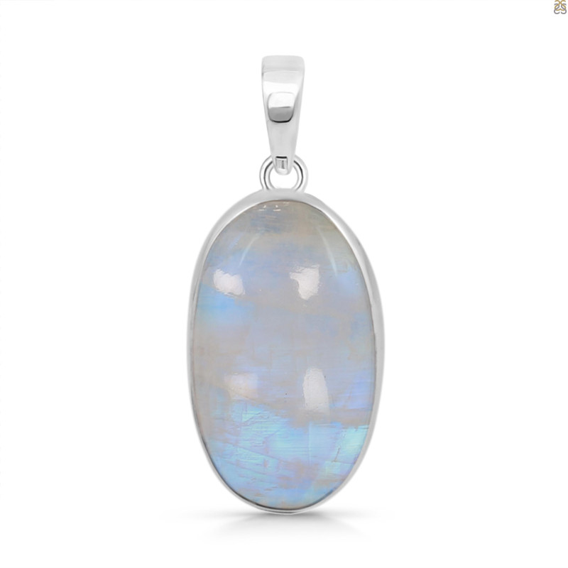 Moonstone Pendant-SP RBM-1-597