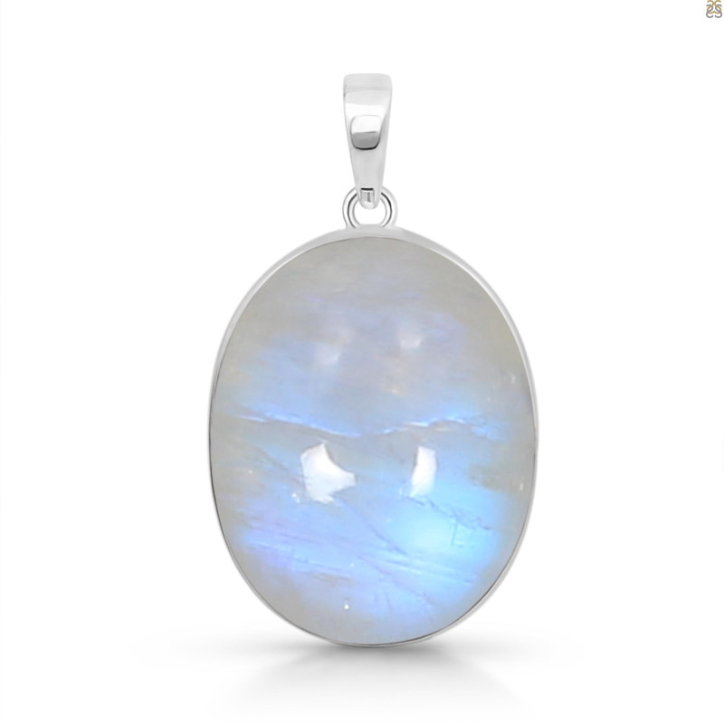 Moonstone Pendant-SP RBM-1-605