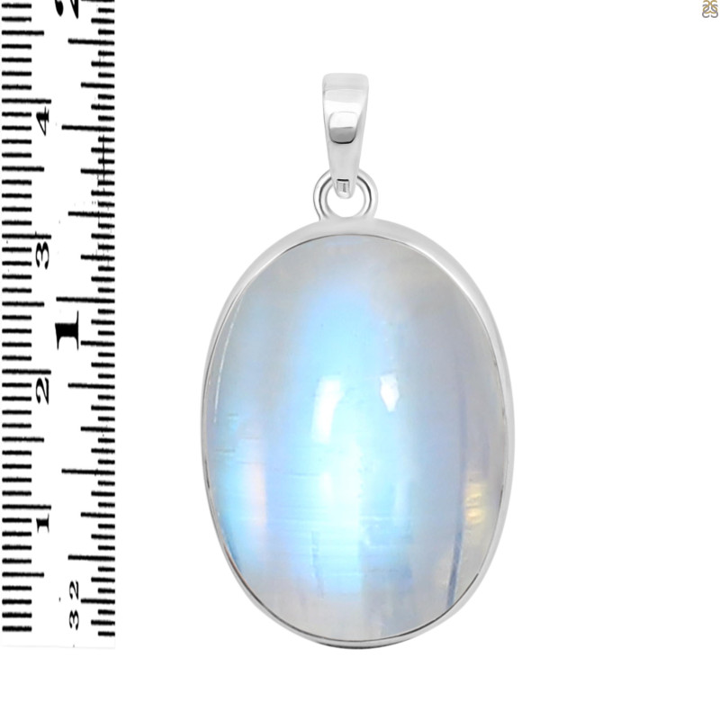 Moonstone Pendant-SP RBM-1-606