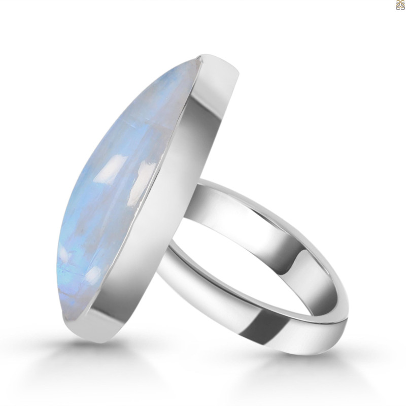 Moonstone Adjustable Ring-ADJ-R RBM-2-416