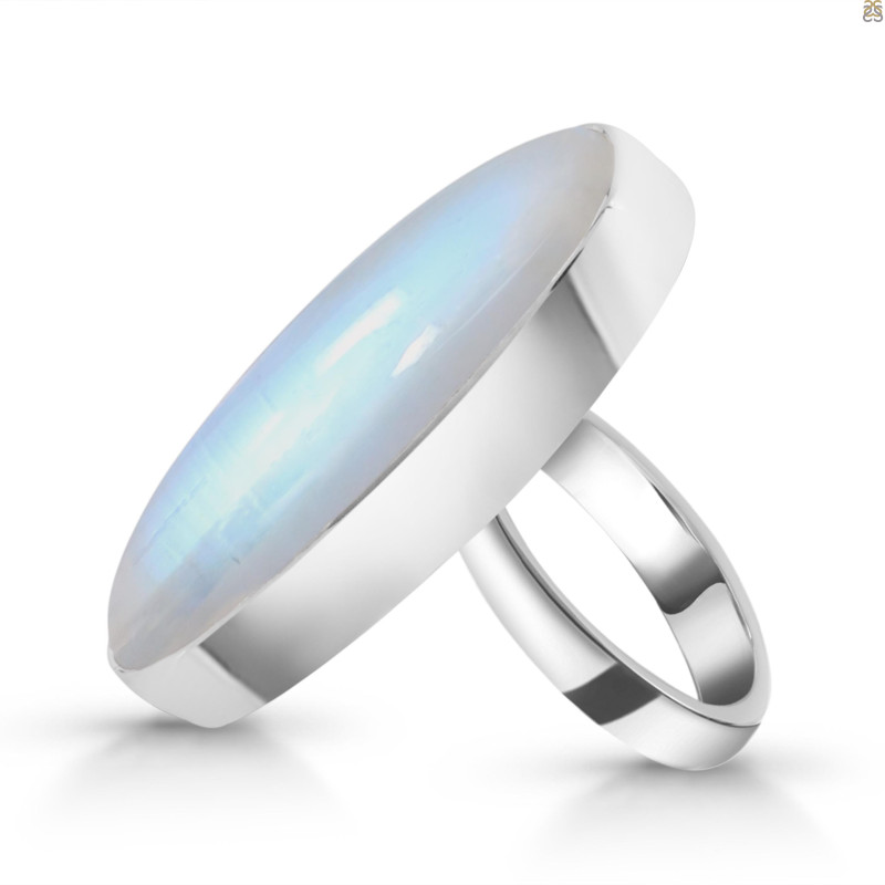 Moonstone Adjustable Ring-ADJ-R RBM-2-417