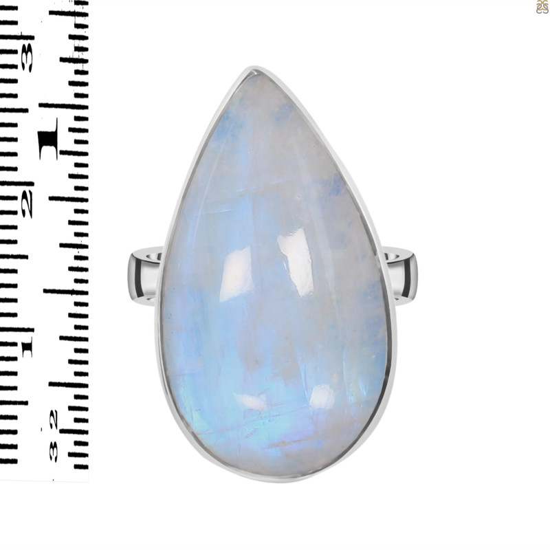 Moonstone Adjustable Ring-ADJ-R RBM-2-420