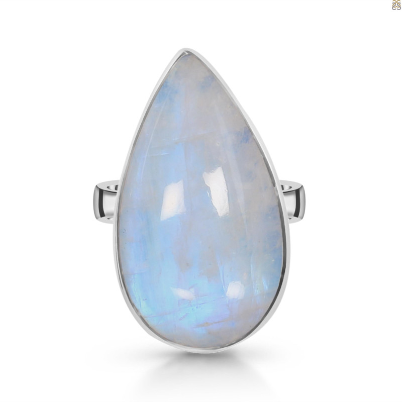 Moonstone Adjustable Ring-ADJ-R RBM-2-420