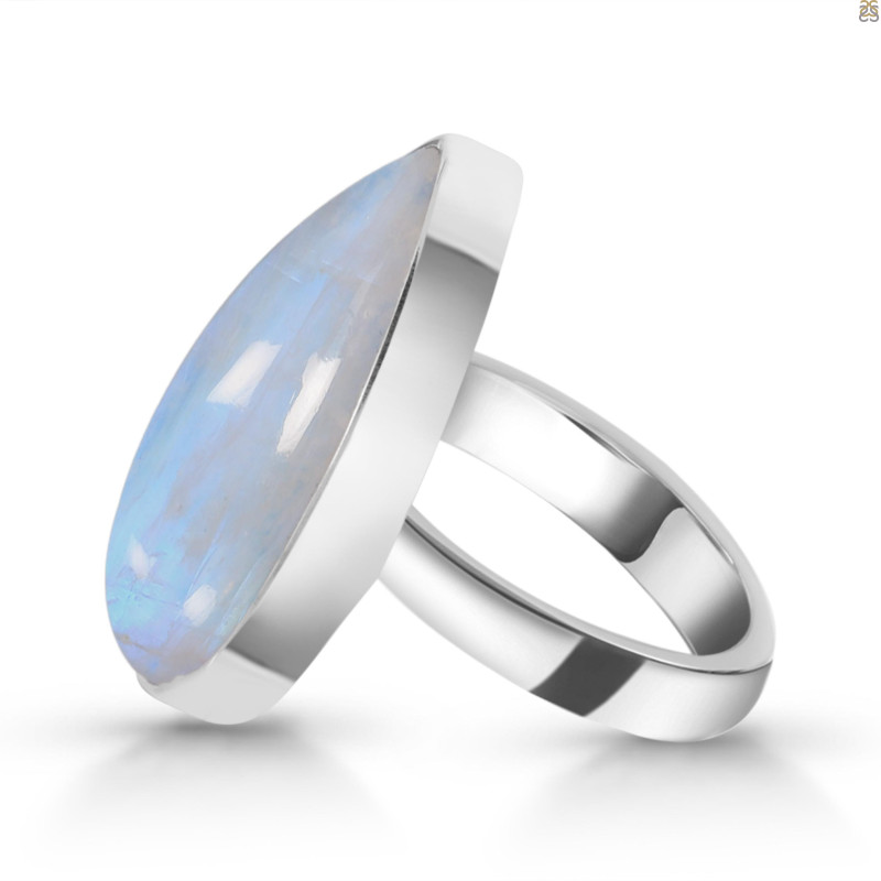 Moonstone Adjustable Ring-ADJ-R RBM-2-420
