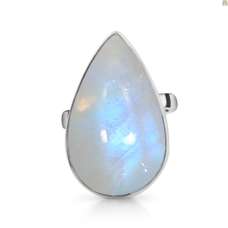 Moonstone Adjustable Ring-ADJ-R RBM-2-425