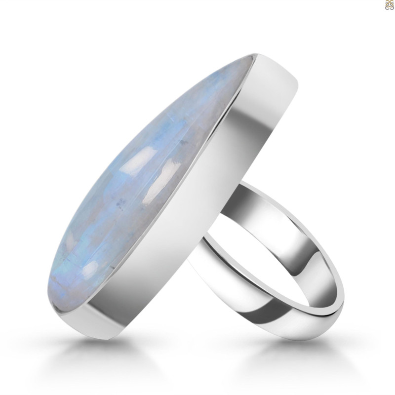 Moonstone Adjustable Ring-ADJ-R RBM-2-493