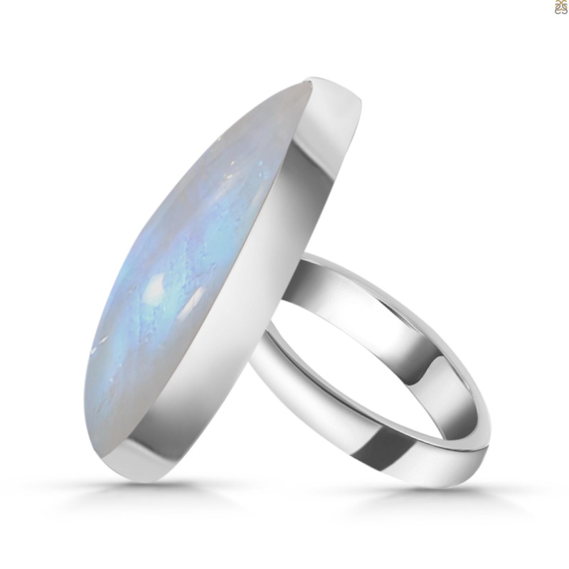 Moonstone Adjustable Ring-ADJ-R RBM-2-499