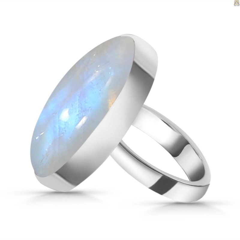Moonstone Adjustable Ring-ADJ-R RBM-2-500
