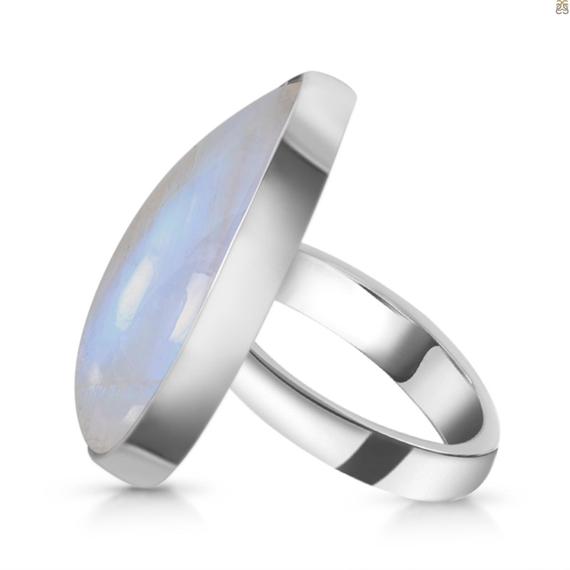 Moonstone Adjustable Ring-ADJ-R RBM-2-501