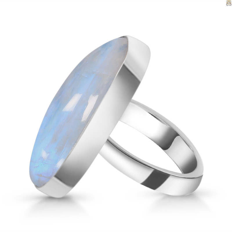 Moonstone Adjustable Ring-ADJ-R RBM-2-504