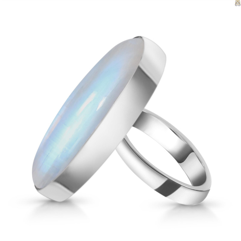 Moonstone Adjustable Ring-ADJ-R RBM-2-505