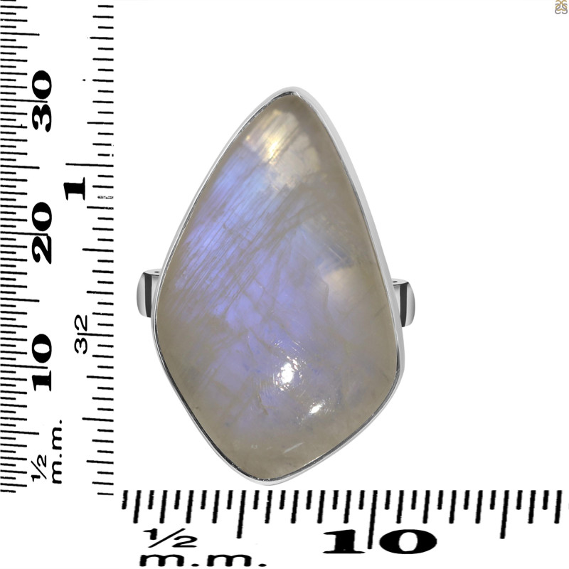 Moonstone Adjustable Ring-ADJ-R RBM-2-524