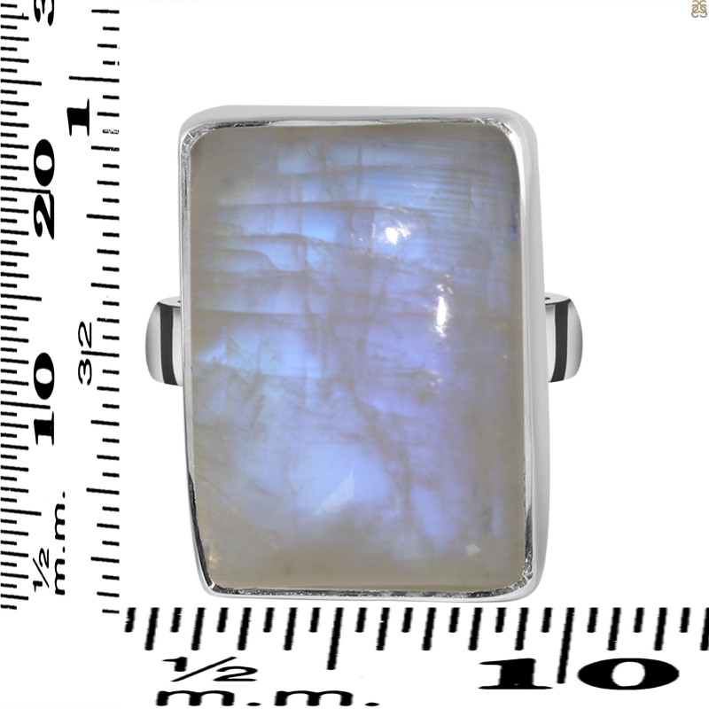 Moonstone Adjustable Ring-ADJ-R RBM-2-525