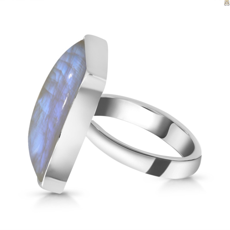 Moonstone Adjustable Ring-ADJ-R RBM-2-525