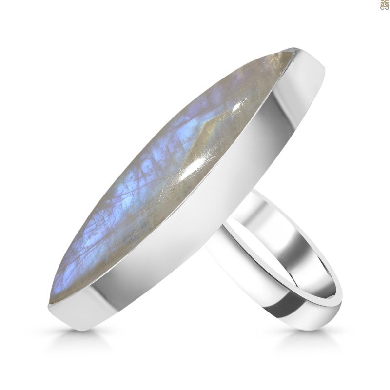 Moonstone Adjustable Ring-ADJ-R RBM-2-530