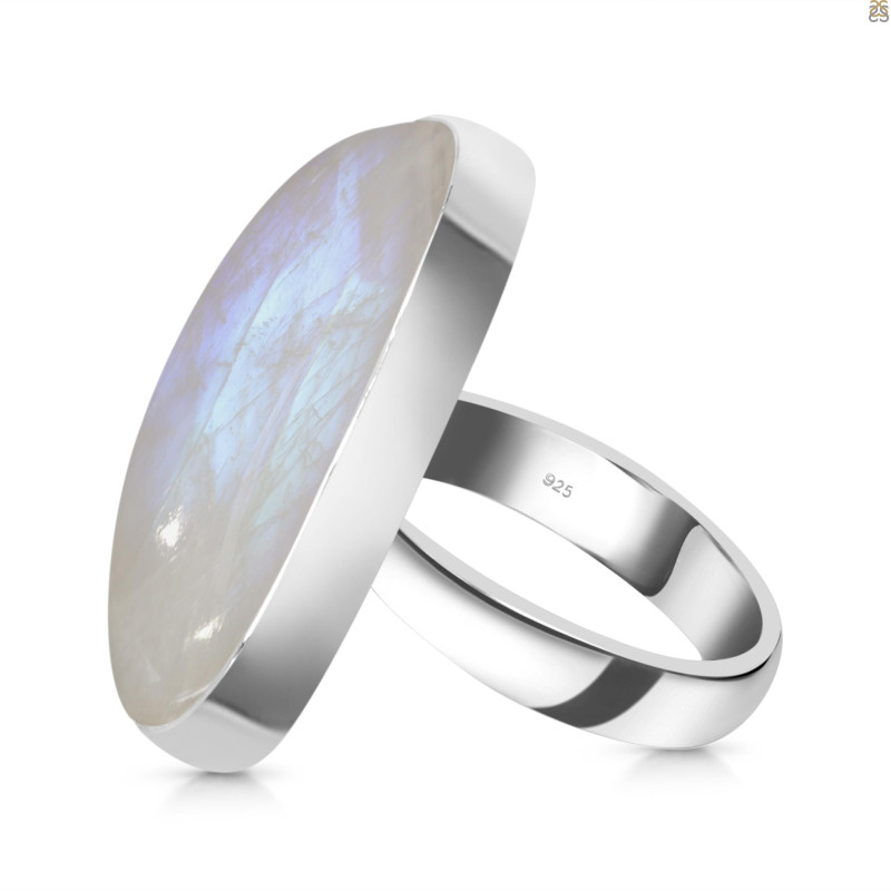 Moonstone Adjustable Ring-ADJ-R RBM-2-544