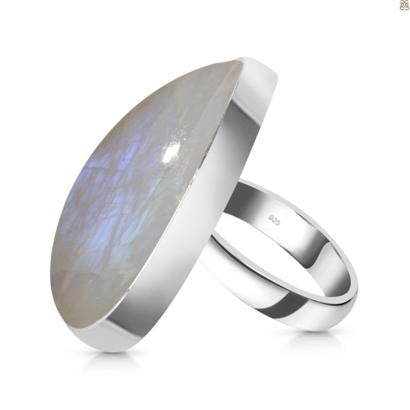 Moonstone Adjustable Ring-ADJ-R RBM-2-550
