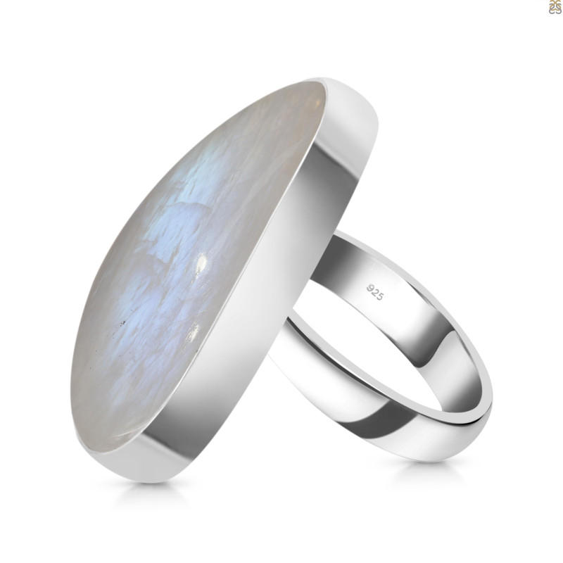 Moonstone Adjustable Ring-ADJ-R RBM-2-554