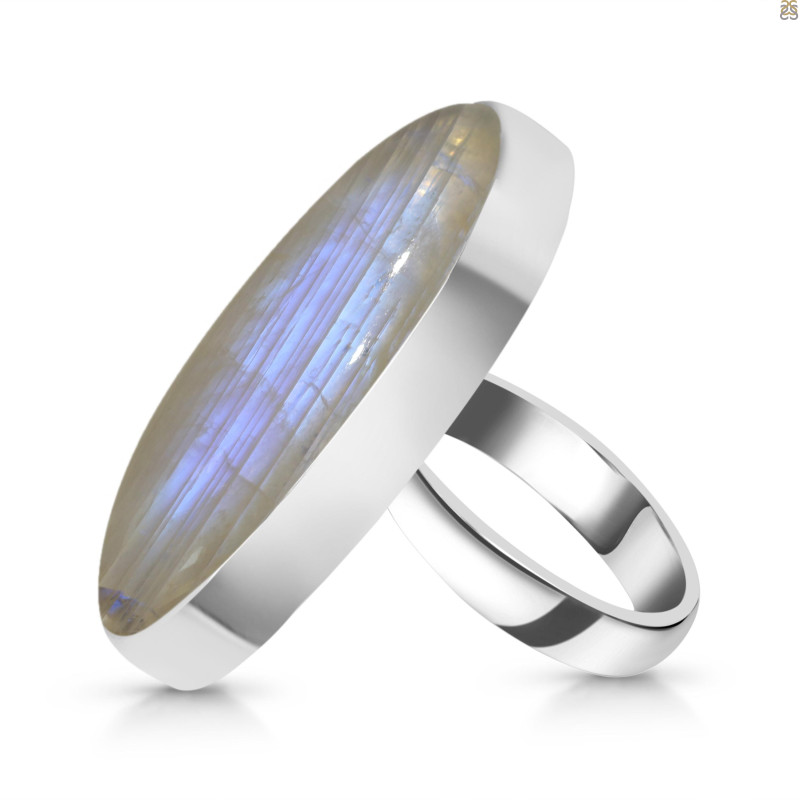 Moonstone Adjustable Ring-ADJ-R RBM-2-557