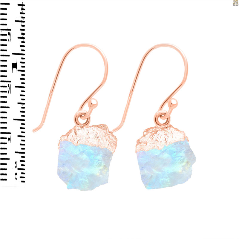 Moonstone Raw Crystal Earring RBM-RCYE-1