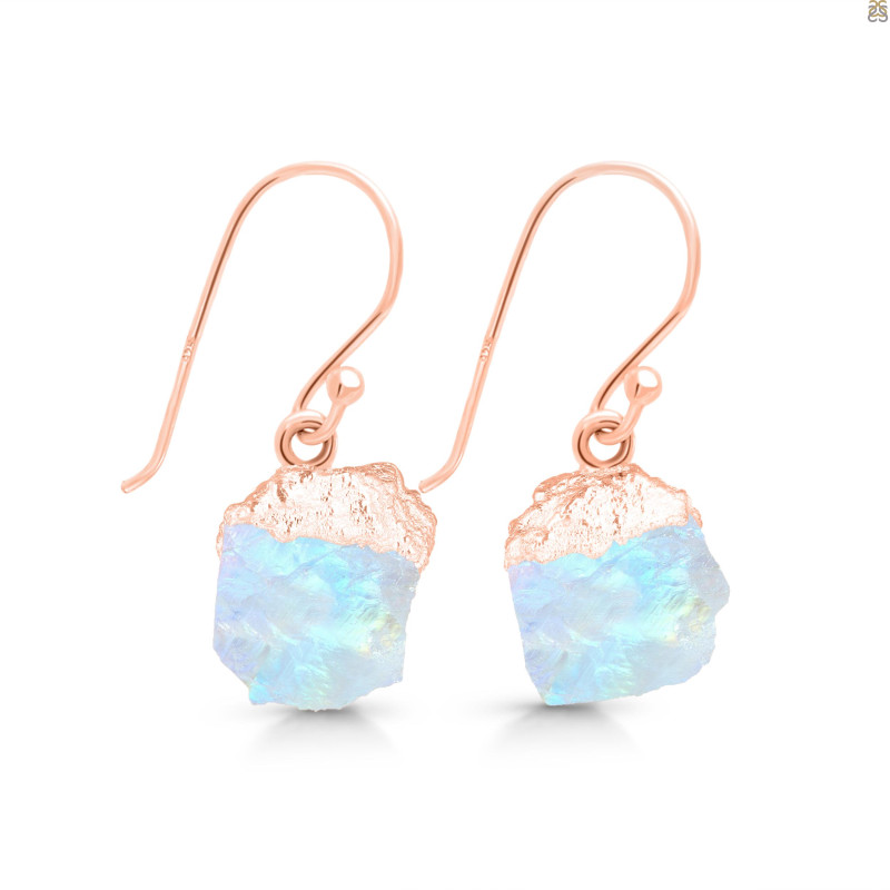 Moonstone Raw Crystal Earring RBM-RCYE-1