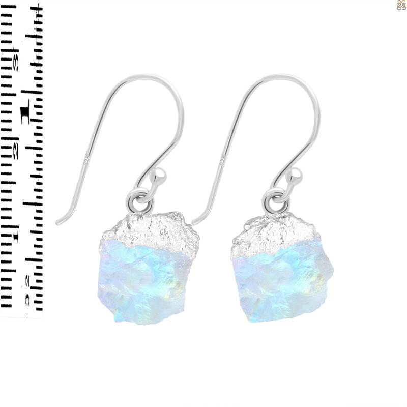 Moonstone Raw Crystal Earring RBM-RCYE-1