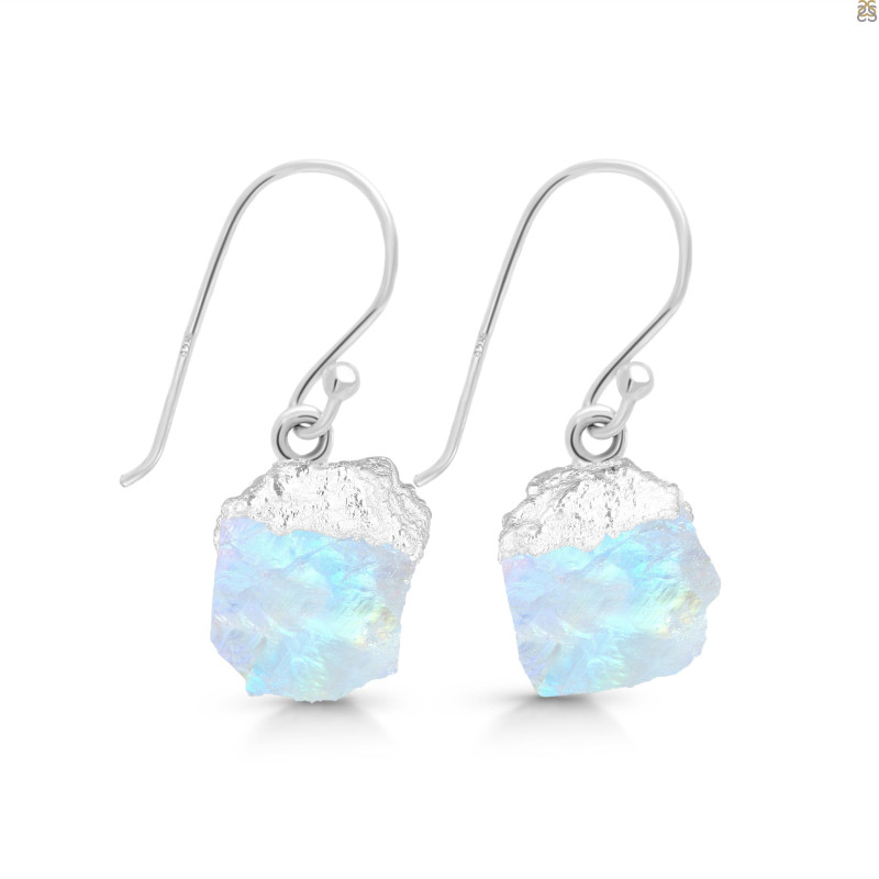 Moonstone Raw Crystal Earring RBM-RCYE-1