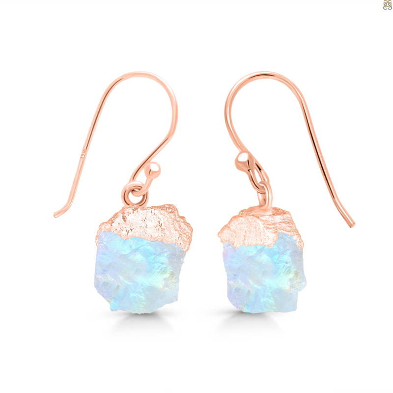 Moonstone Raw Crystal Earring RBM-RCYE-1