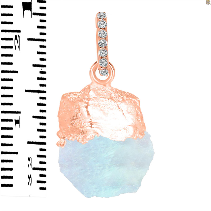 Moonstone Raw Crystal Pendant RBM-RCYP-2