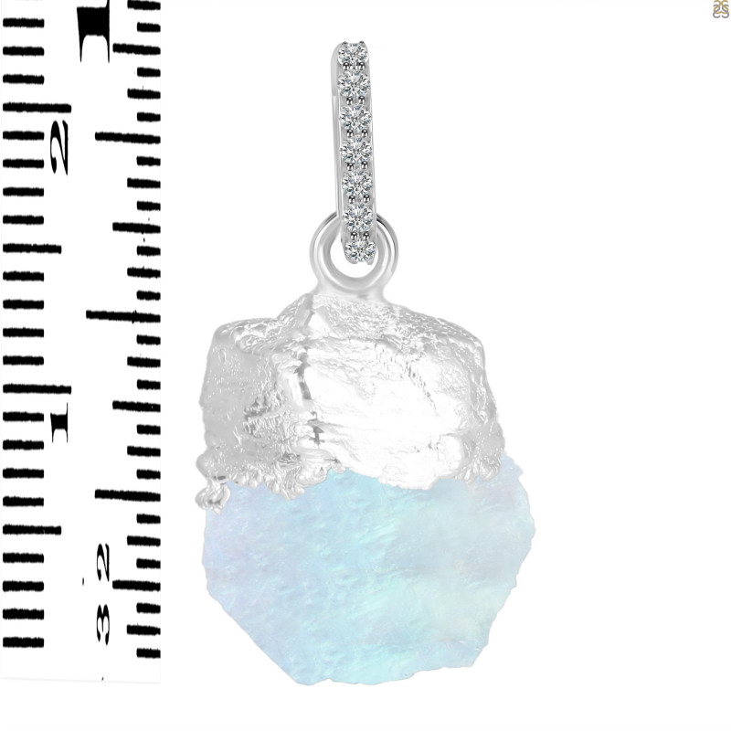 Moonstone Raw Crystal Pendant RBM-RCYP-2