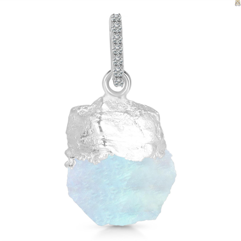 Moonstone Raw Crystal Pendant RBM-RCYP-2