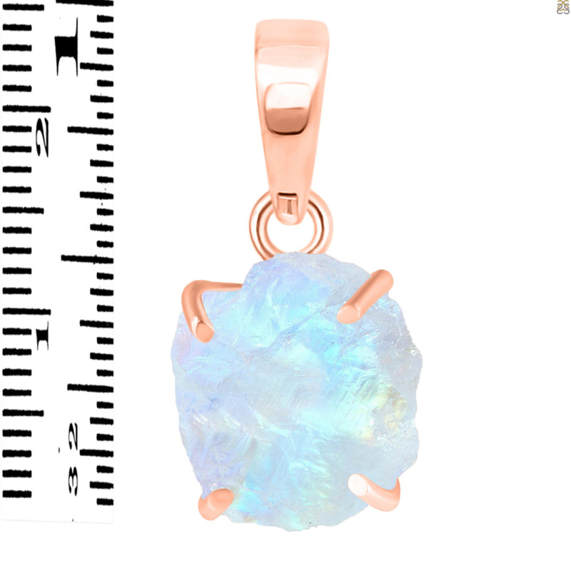 Moonstone Raw Crystal Pendant RBM-RCYP-3