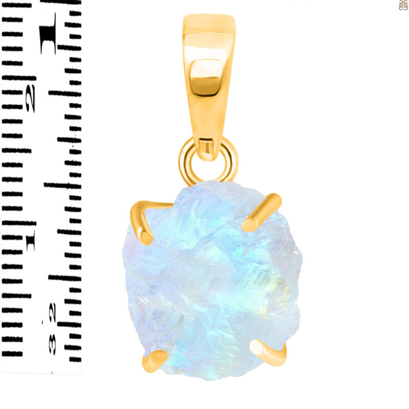 Moonstone Raw Crystal Pendant RBM-RCYP-3