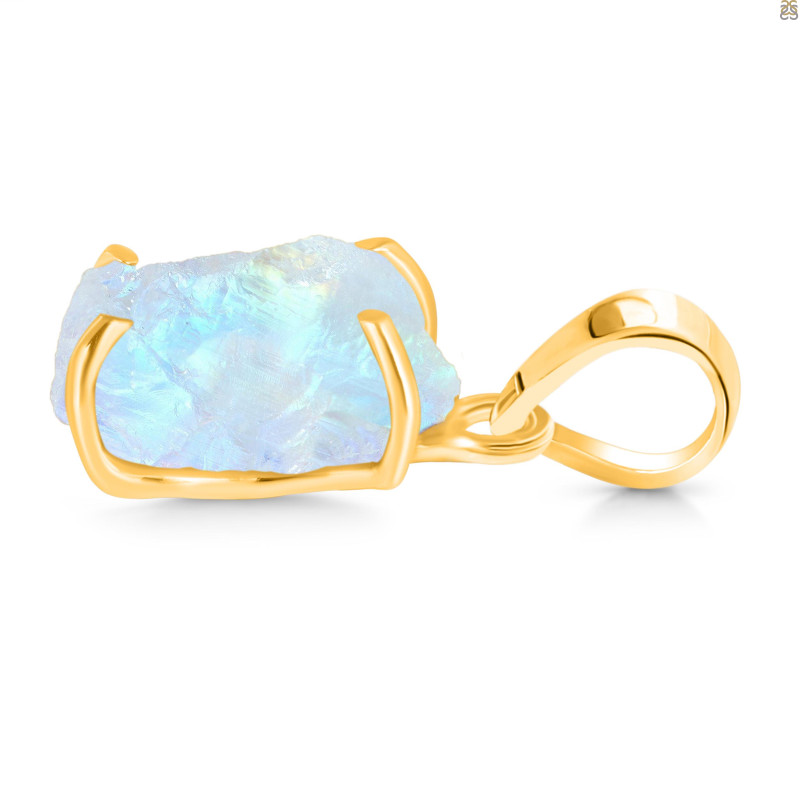 Moonstone Raw Crystal Pendant RBM-RCYP-3