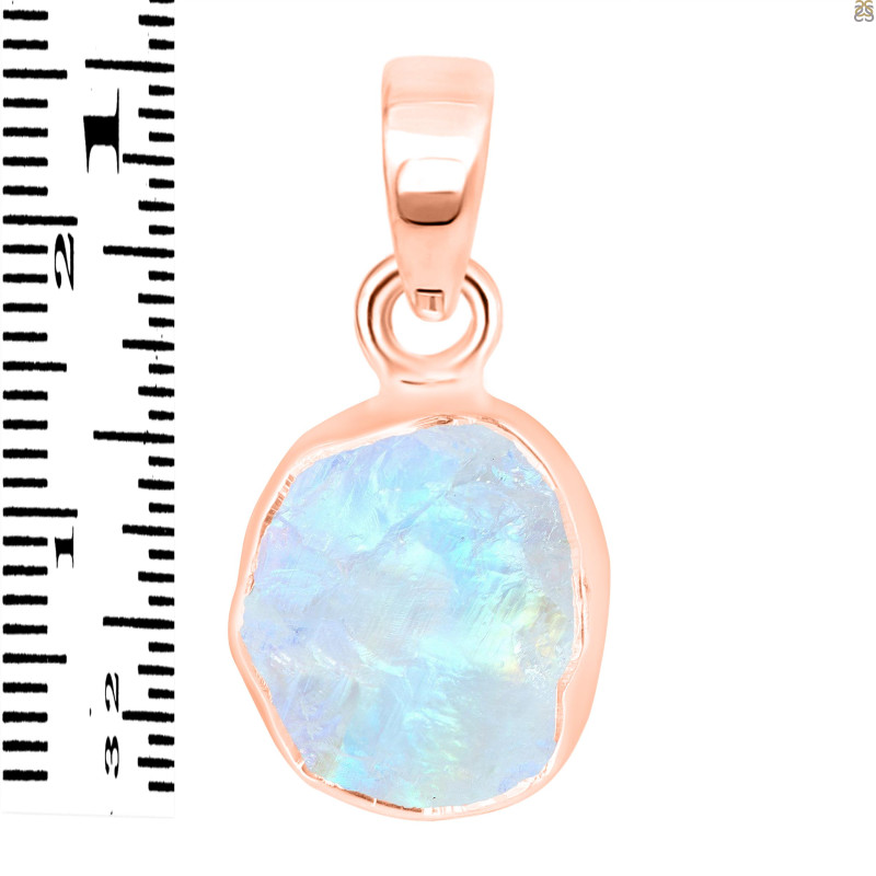 Moonstone Raw Crystal Pendant RBM-RCYP-5