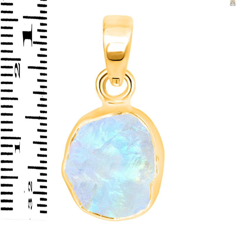 Moonstone Raw Crystal Pendant RBM-RCYP-5