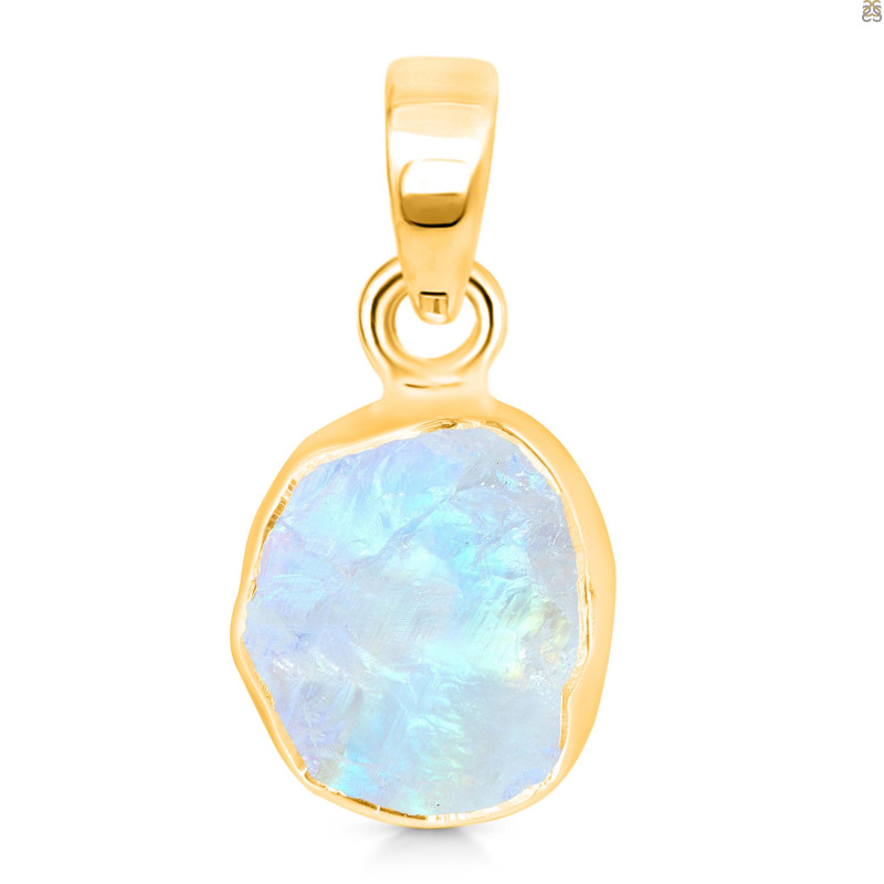 Moonstone Raw Crystal Pendant RBM-RCYP-5