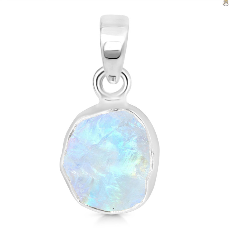 Moonstone Raw Crystal Pendant RBM-RCYP-5