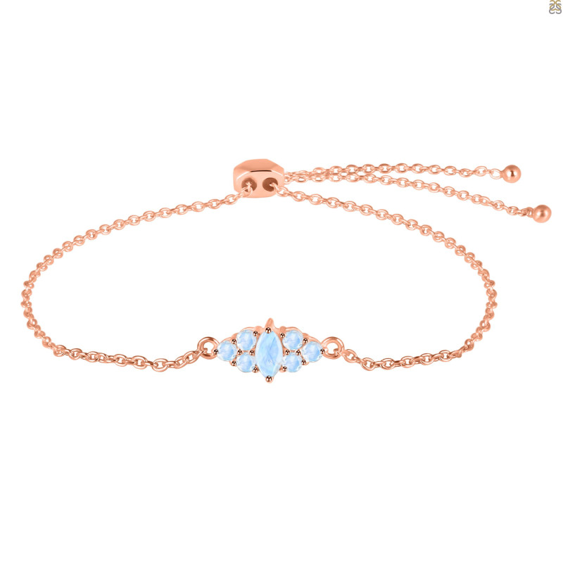Moonstone Bracelet With Adjustable Camera Lock RBM-RDB-142.