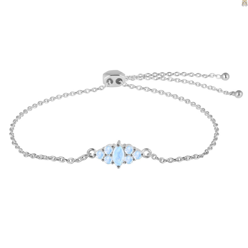 Moonstone Bracelet With Adjustable Camera Lock RBM-RDB-142.