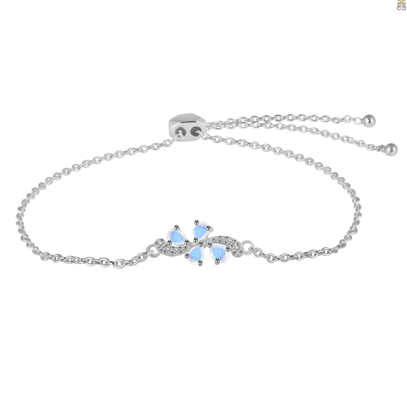 Moonstone Bracelet With Adjustable Camera Lock RBM-RDB-148.